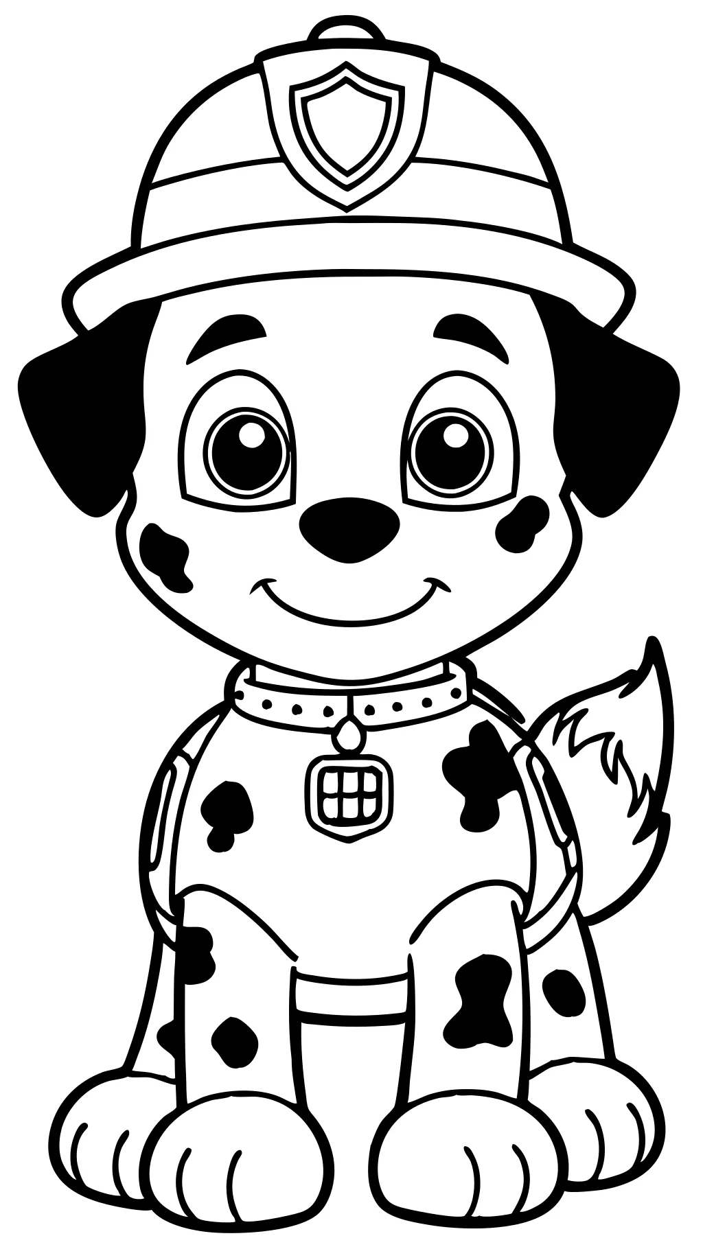 marshall coloring page